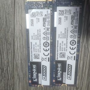 Kingston 250GB A2000 M.2 2280 Nvme Internal SSD PCIe